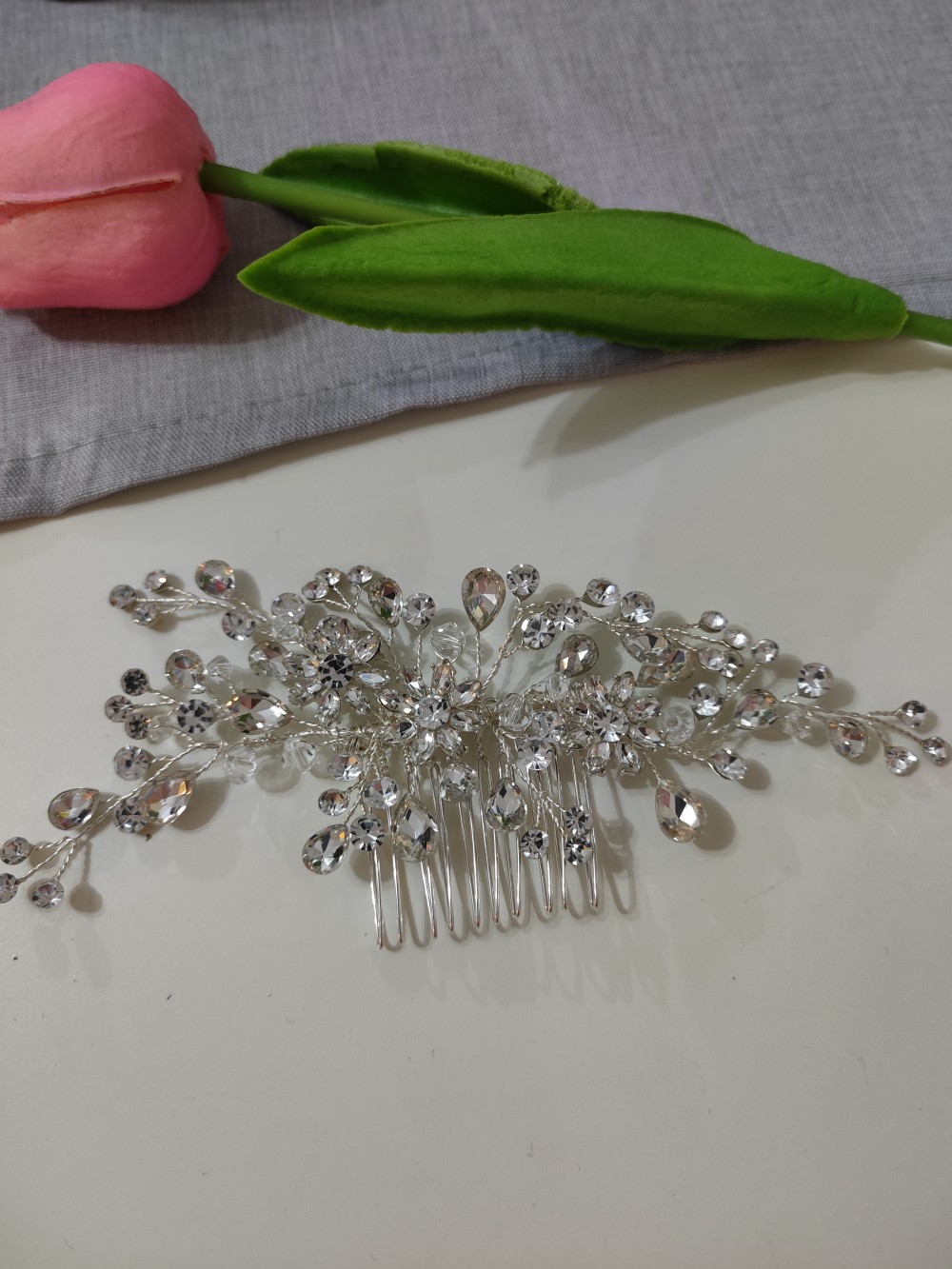 Sásd menyasszonyi hajdísz 