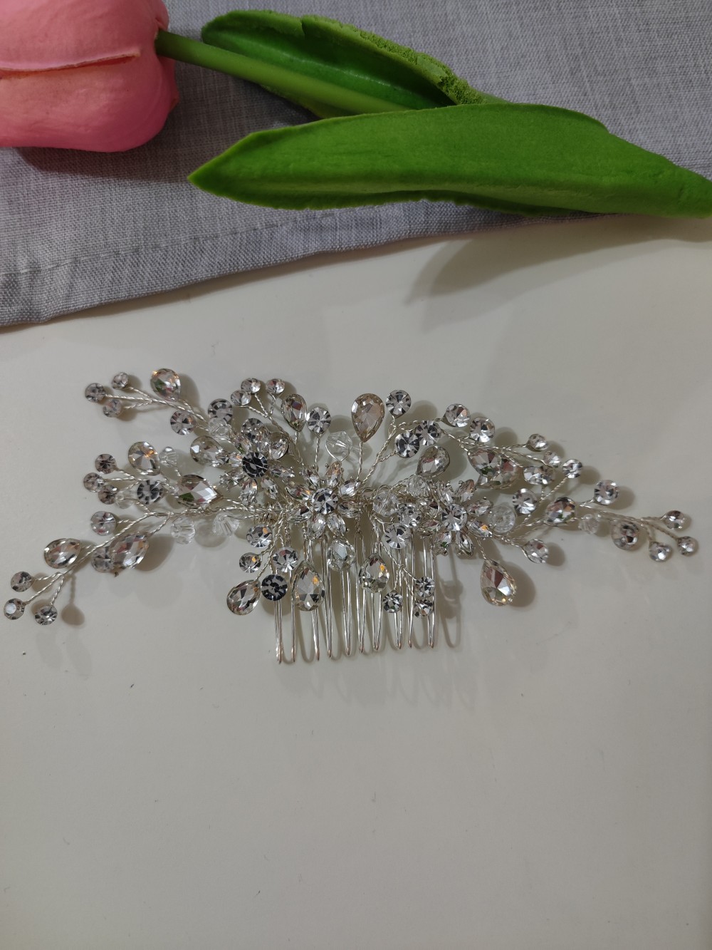 Sásd menyasszonyi hajdísz 