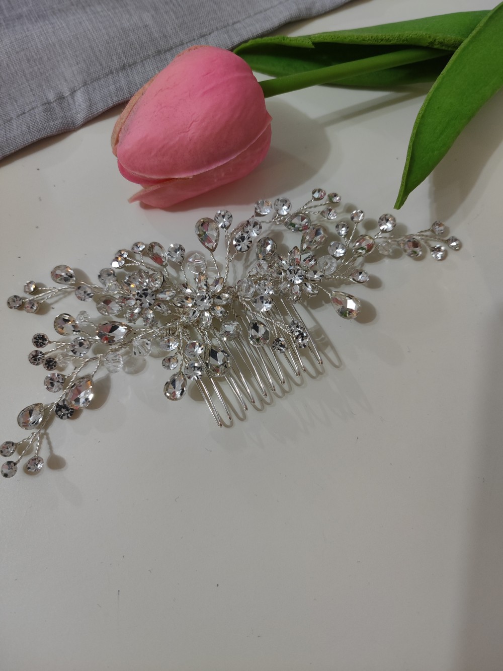 Sásd menyasszonyi hajdísz 