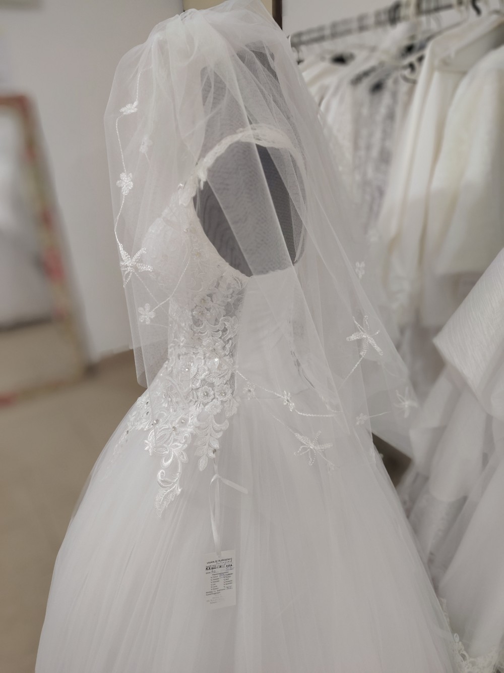 Orfű menyasszonyi fátyol