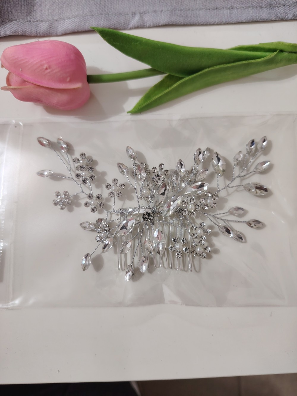 Sásd menyasszonyi hajdísz 