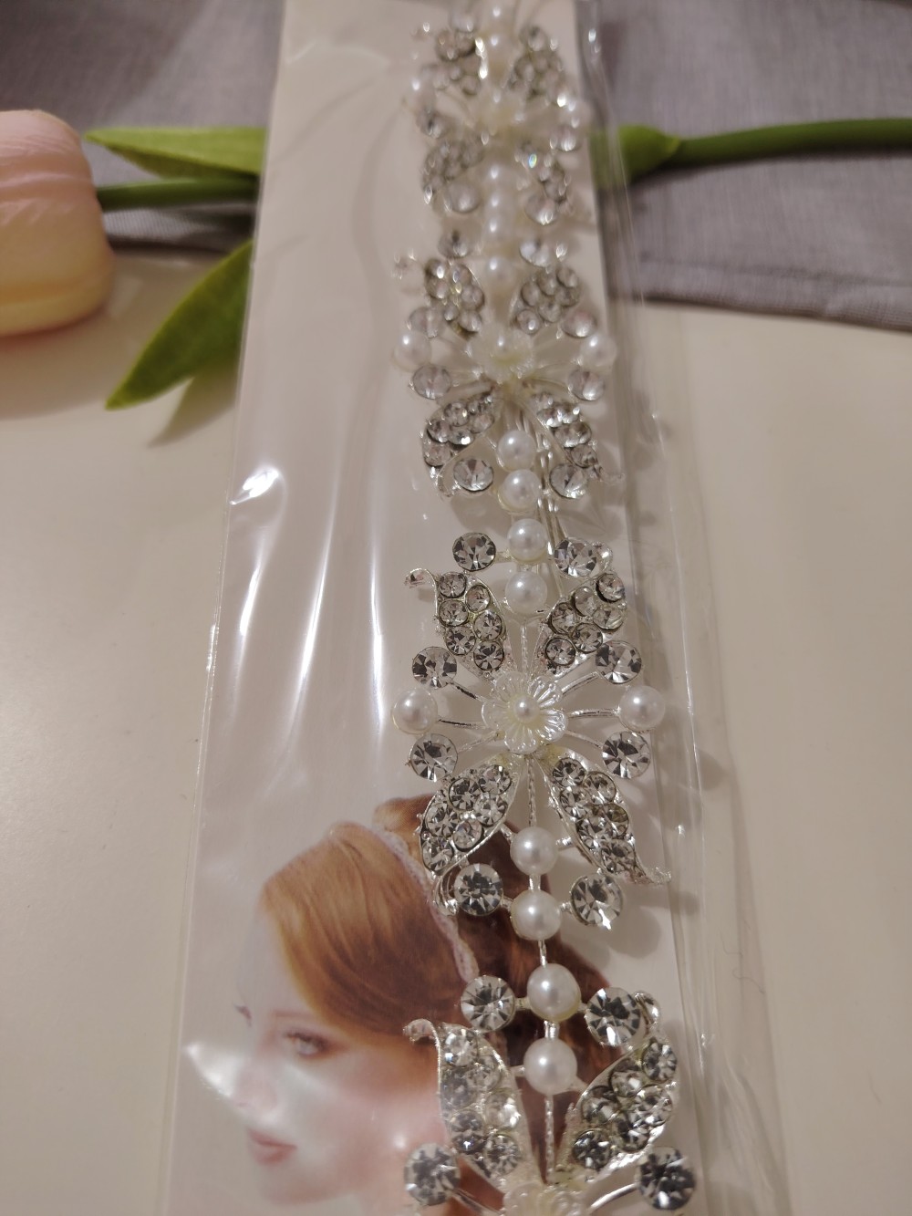 Salföld menyasszonyi hajdísz 