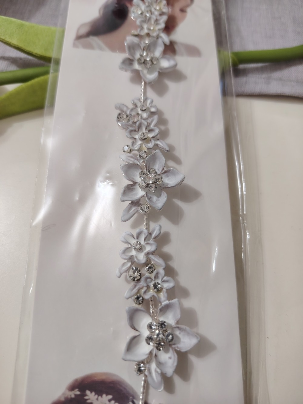 Mélykút menyasszonyi hajdísz 