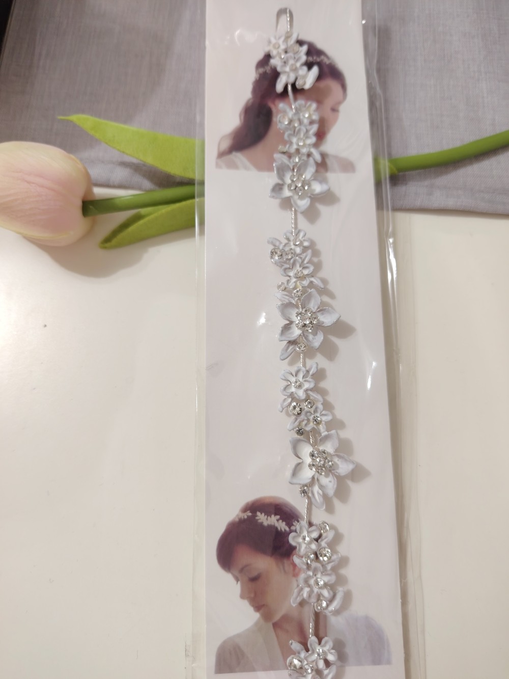 Mélykút menyasszonyi hajdísz 